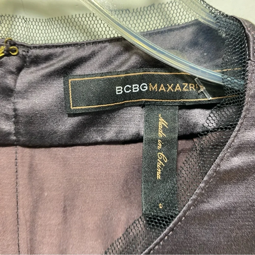 BCBG‎ Maxazria Y2K Silk Coquette Fairy Goth Babydoll Dress Embellished S Dollete - Picture 4 of 8